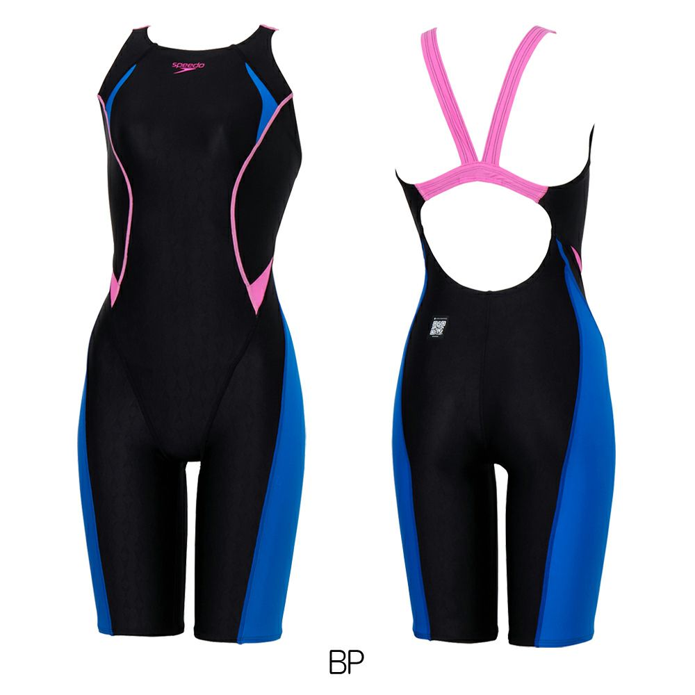 スピードSPEEDO競泳水着レディースWA承認モデルオープンバックニースキンオールインワンFLEXΣχ(フレックスシグマカイ)SCW12301Ffinaマークあり