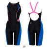 スピードSPEEDO競泳水着レディースWA承認モデルオープンバックニースキンオールインワンFLEXΣχ(フレックスシグマカイ)SCW12301Ffinaマークあり