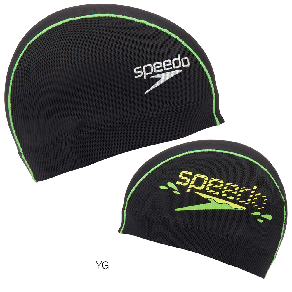 スピードSPEEDO水泳ブーンウェーブメッシュキャップスイムキャップ水泳小物SE12357