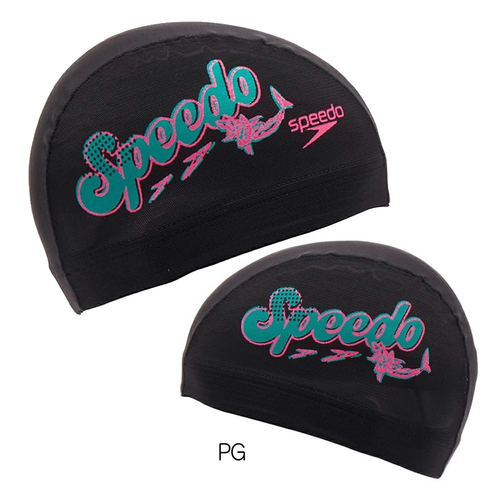 スピードSPEEDO水泳スピードシャークメッシュキャップスイムキャップ水泳小物2025年春夏モデルSE12506