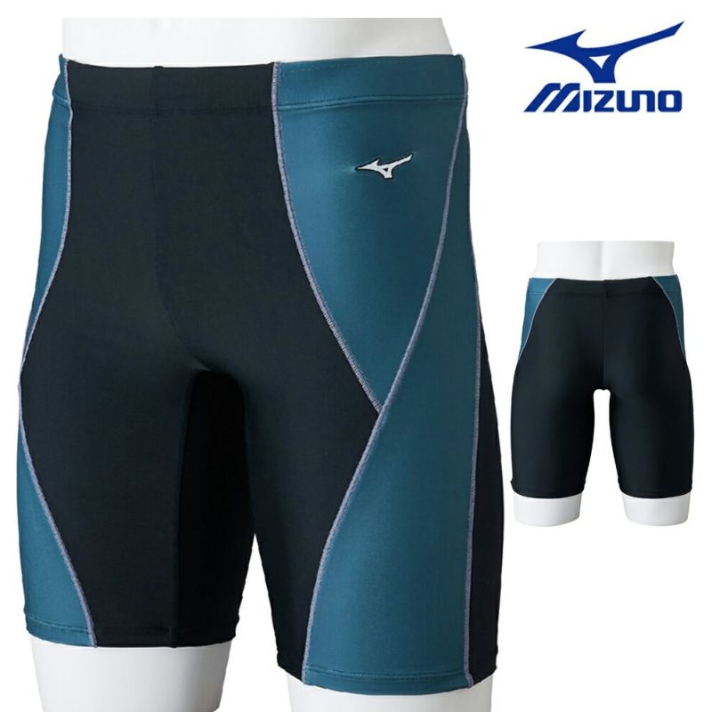 ミズノMIZUNOフィットネス水着メンズハーフスパッツ2025年春夏モデルN2JBC125