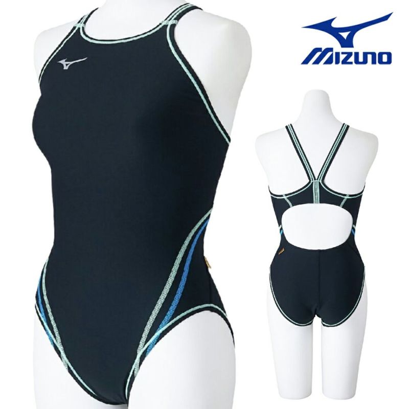 ミズノMIZUNO競泳水着練習用水着レディースエクサースーツミディアムカットEXERSUITSU-Fit競泳練習水着2025年春夏モデルN2MAC262