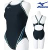 ミズノMIZUNO競泳水着練習用水着レディースエクサースーツミディアムカットEXERSUITSU-Fit競泳練習水着2025年春夏モデルN2MAC262