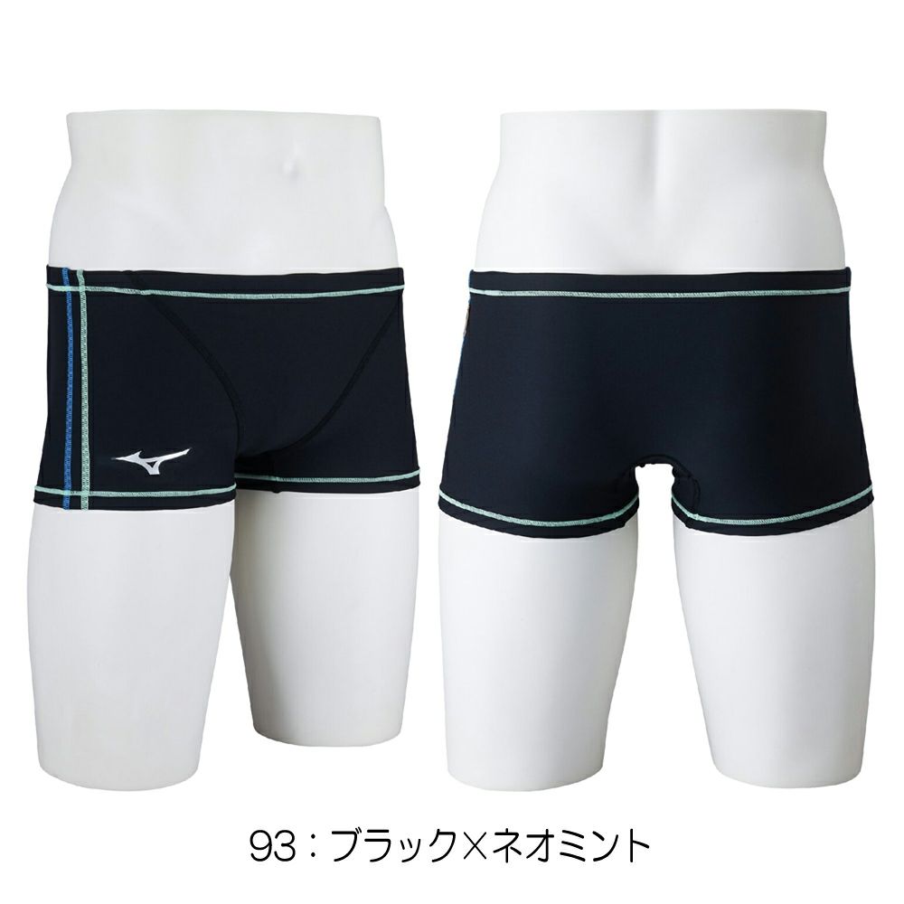 ミズノMIZUNO競泳水着練習用水着メンズエクサースーツショートスパッツEXERSUITSU-Fit競泳練習水着2025年春夏モデルN2MBC062