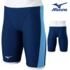 ミズノMIZUNO競泳水着練習用水着メンズエクサースーツハーフスパッツEXERSUITSU-Fit競泳練習水着2025年春夏モデルN2MBC063