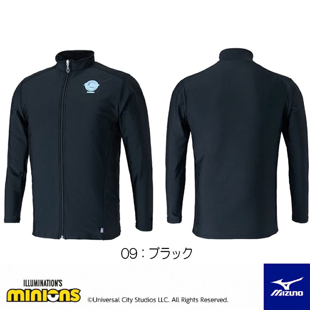 ミズノMIZUNOラッシュガードミニオンズMINIONS海水浴プール水遊び紫外線対策日焼け対策日よけ2025年春夏モデルN2JAC502