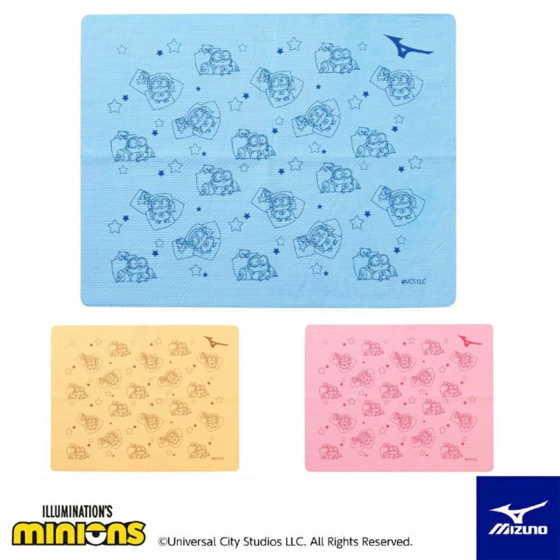 ミズノMIZUNO水泳スイムタオル吸水タオルセームタオルミニオンズMINIONS2025年春夏モデルN2JYC500