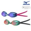 ミズノMIZUNO水泳限定ゴーグルミラーレンズノンクッションタイプWA承認モデルくもり止め競泳2025年春夏モデルN3JEC571FINA承認