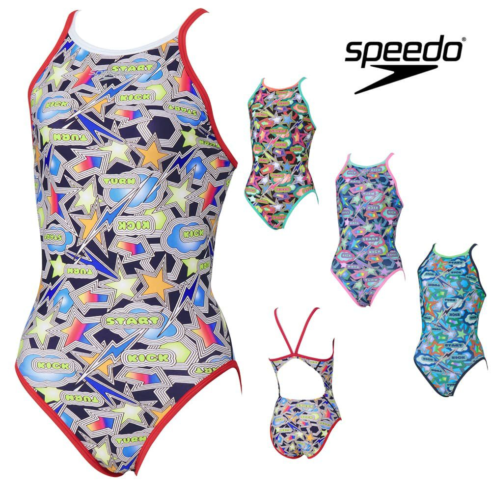 スピードSPEEDO競泳水着練習用水着レディーススパークリングターンズスーツENDURANCEECO競泳練習水着2025年秋冬モデルSTW02556