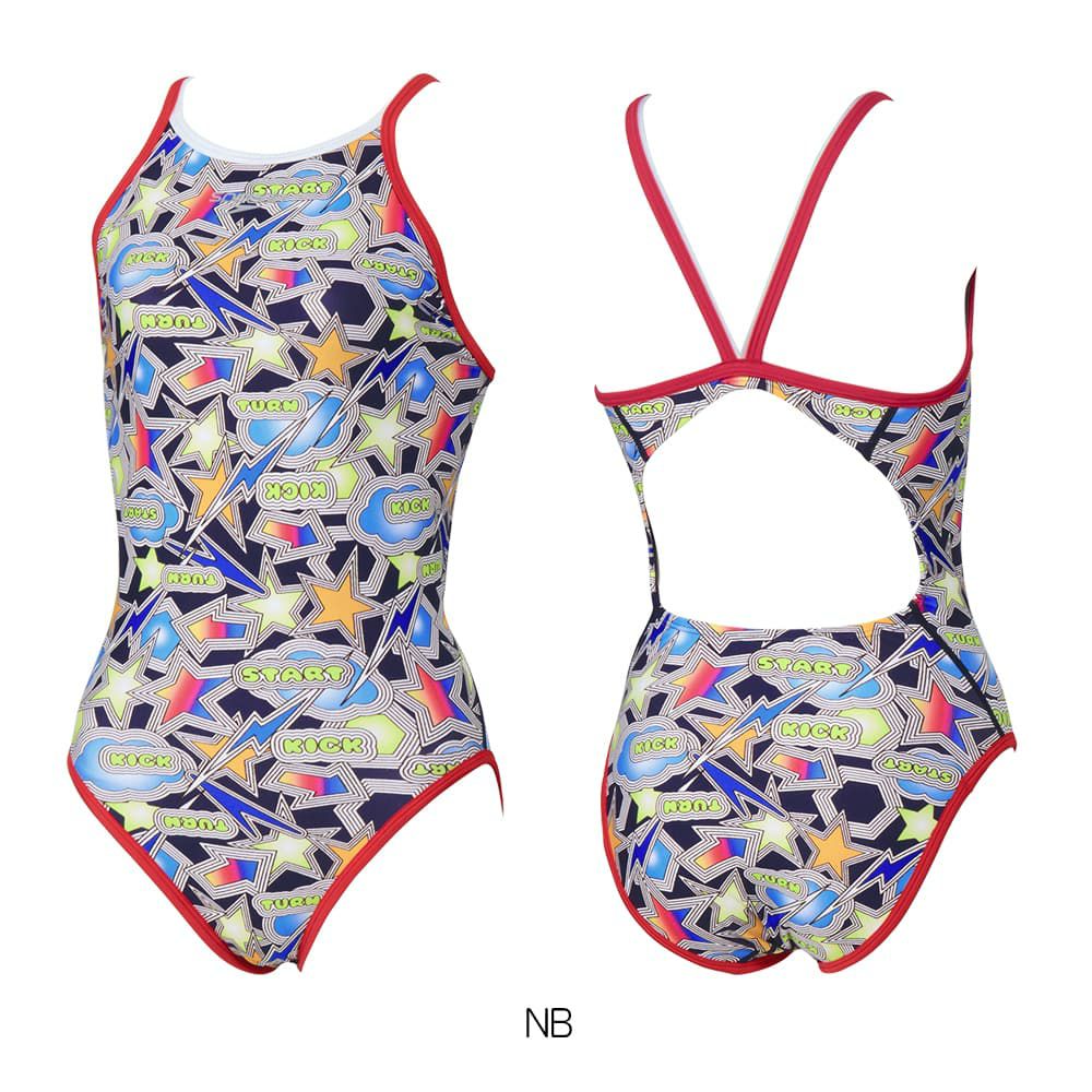 スピードSPEEDO競泳水着練習用水着レディーススパークリングターンズスーツENDURANCEECO競泳練習水着2025年秋冬モデルSTW02556