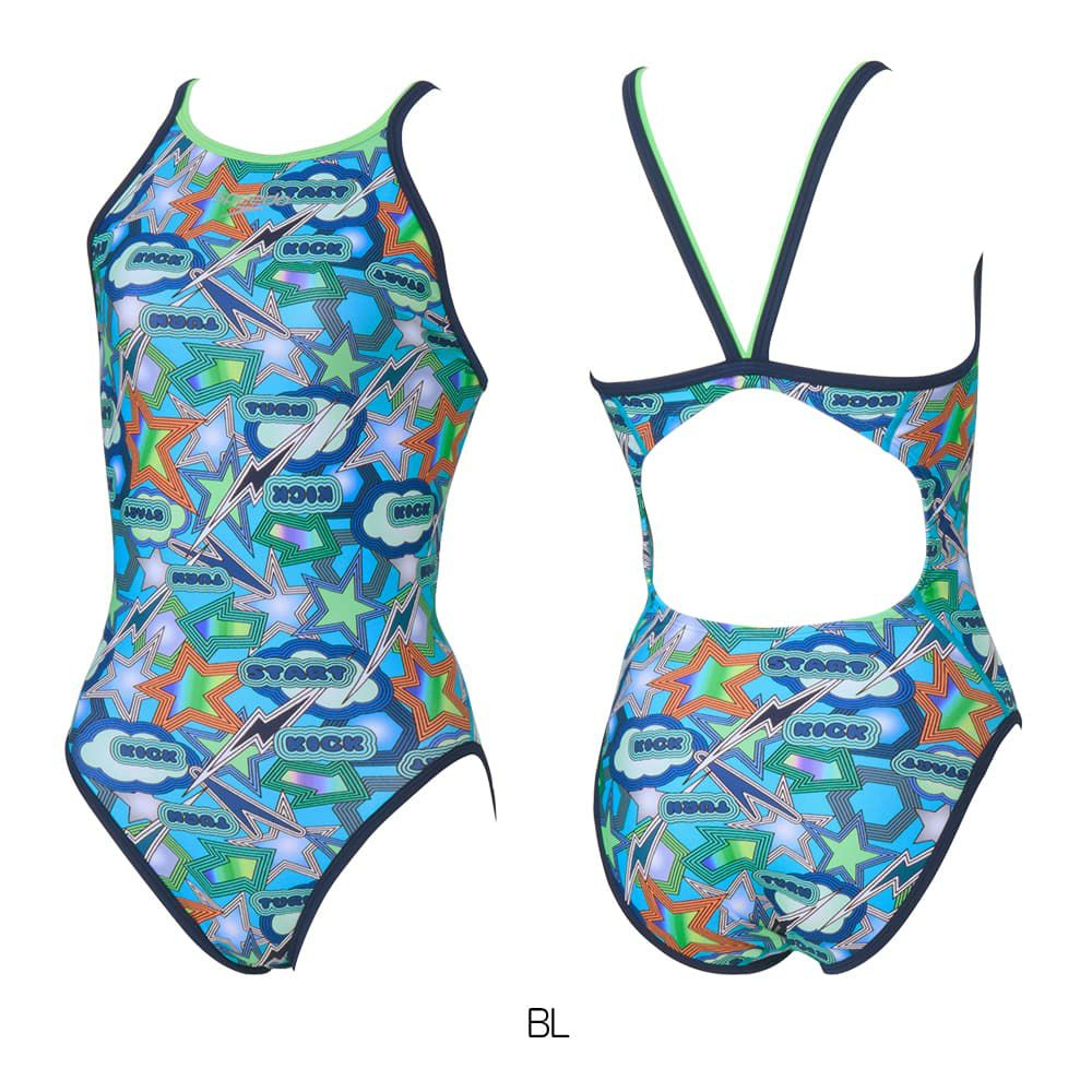 スピードSPEEDO競泳水着練習用水着レディーススパークリングターンズスーツENDURANCEECO競泳練習水着2025年秋冬モデルSTW02556