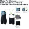 スピードSPEEDO競泳水着練習用水着レディーススパークリングターンズショートニースキンオールインワンENDURANCEECO競泳練習水着2025年秋冬モデルSTW12558
