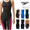 スピードSPEEDO競泳水着レディースWA承認モデルセミオープンバックニースキンオールインワンFLEXΣχSCW12302Ffinaマークあり