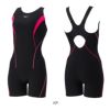 スピードSPEEDOフィットネス水着レディースフィールアップルースンハーフニースキンオールインワンUltraStretch0パッド付き2025年秋冬モデルSFW12561