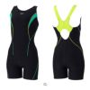 スピードSPEEDOフィットネス水着レディースフィールアップルースンハーフニースキンオールインワンUltraStretch0パッド付き2025年秋冬モデルSFW12561