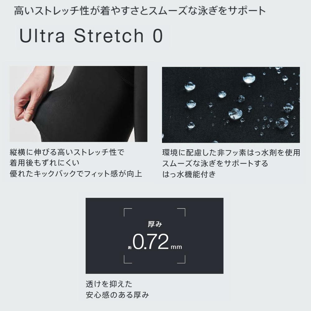 スピードSPEEDOフィットネス水着レディースフィールアップルースンハーフニースキンオールインワンUltraStretch0パッド付き2025年秋冬モデルSFW12561