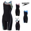 スピードSPEEDOフィットネス水着レディースアシンメトリールースンニースキンオールインワンUltraStretch0パッド付き2025年秋冬モデルSFW12565