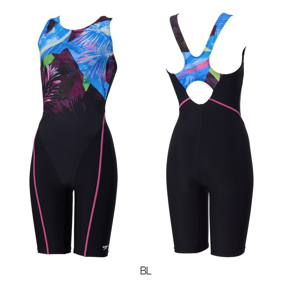 スピードSPEEDOフィットネス水着レディースナヘレルースンニースキンオールインワンUltraStretch0パッド付き2025年秋冬モデルSFW12567