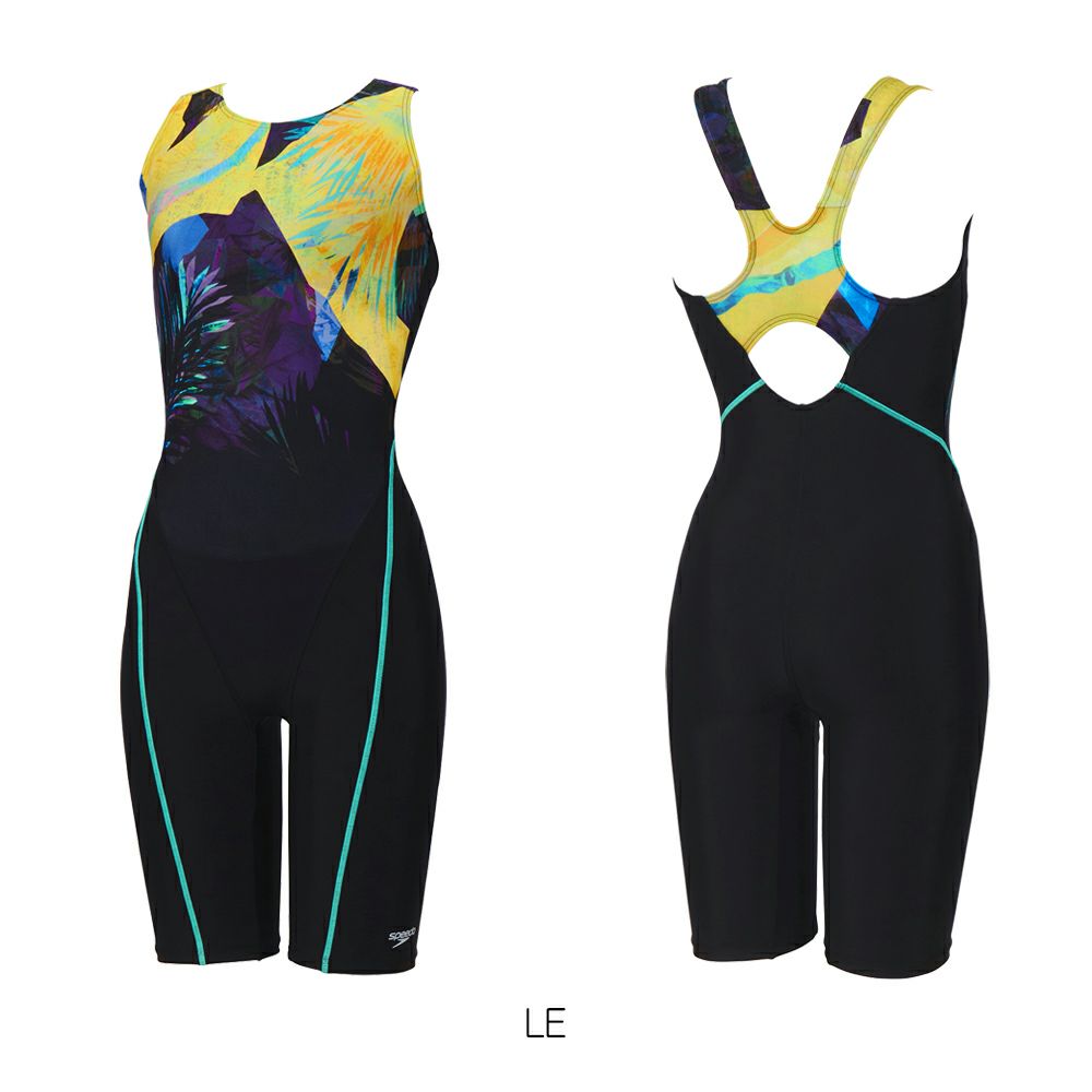 スピードSPEEDOフィットネス水着レディースナヘレルースンニースキンオールインワンUltraStretch0パッド付き2025年秋冬モデルSFW12567