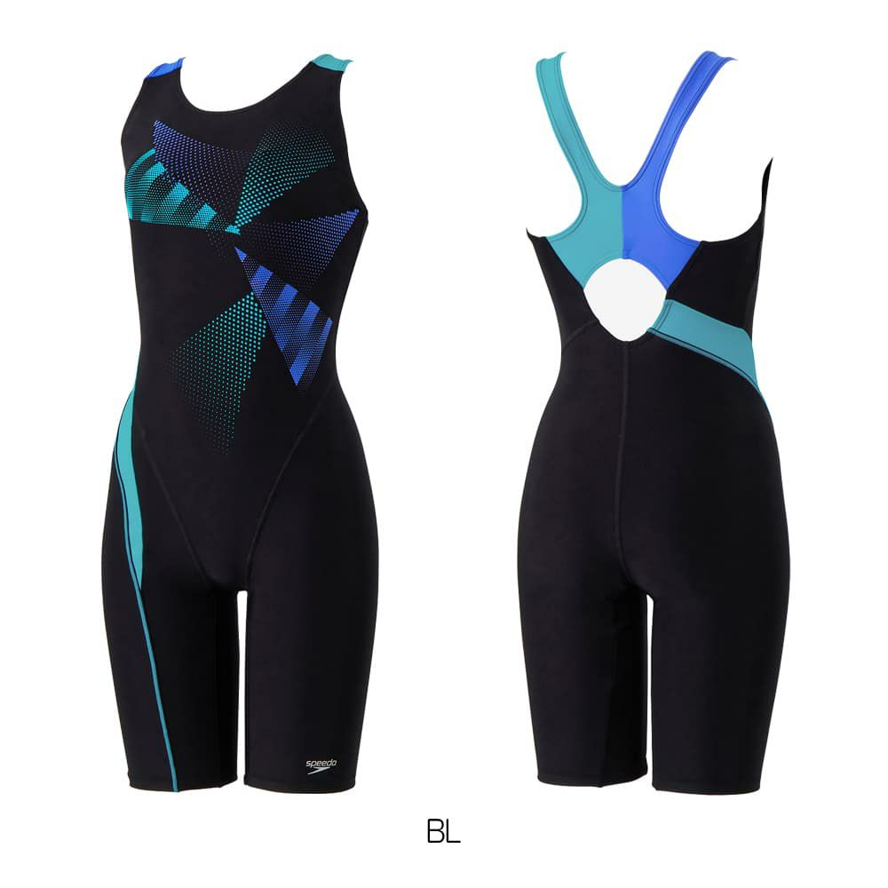 スピードSPEEDOフィットネス水着レディーストライアングルルースンニースキンオールインワンUltraStretch0パッド付き2025年秋冬モデルSFW12569