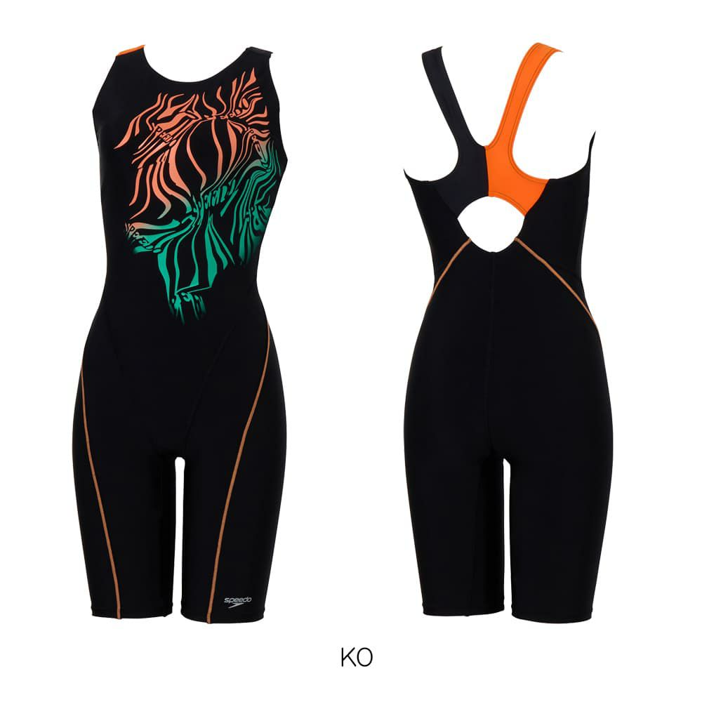 スピードSPEEDOフィットネス水着レディースモーフブレンドルースンニースキンオールインワンUltraStretch0パッド付き2025年秋冬モデルSFW12566