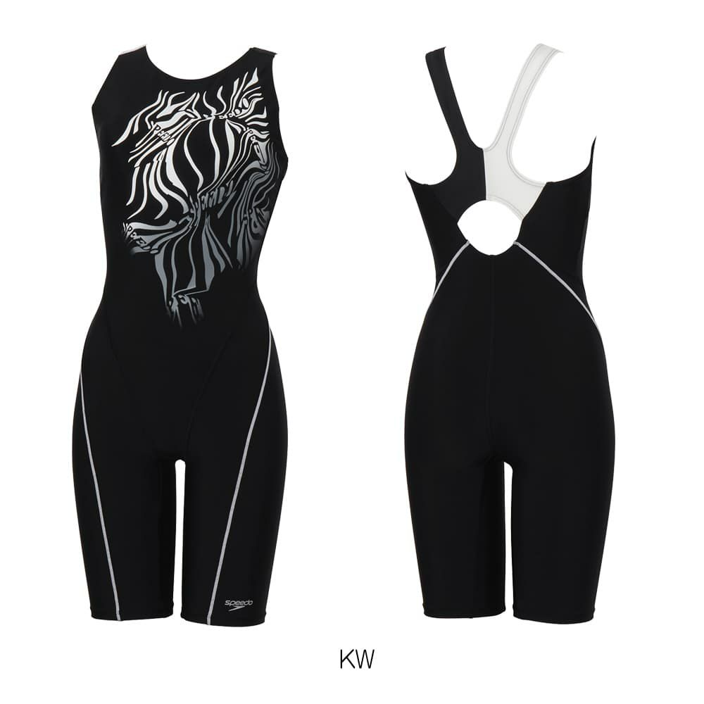 スピードSPEEDOフィットネス水着レディースモーフブレンドルースンニースキンオールインワンUltraStretch0パッド付き2025年秋冬モデルSFW12566