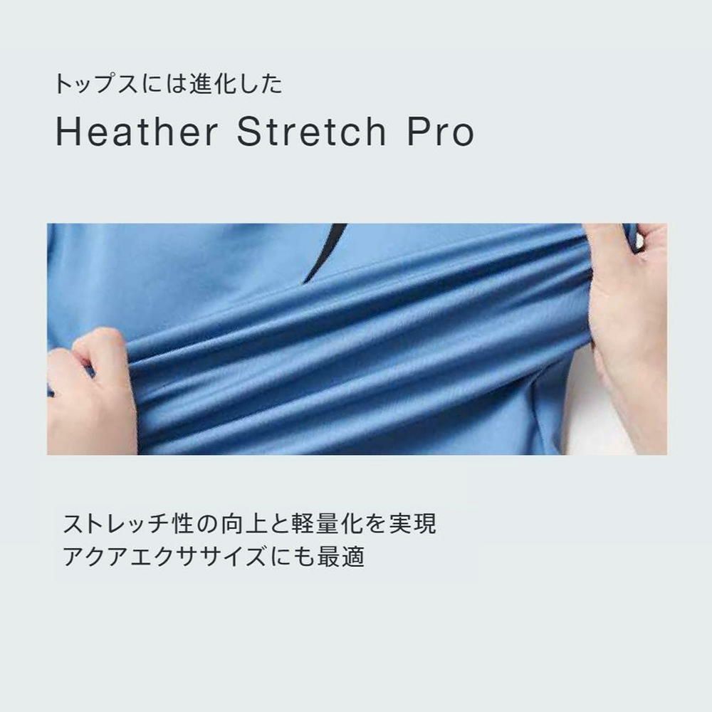 スピードSPEEDOフィットネス水着レディースショートスリーブウェイビーセパHeatherStretchProパッド付き2025年秋冬モデルSFW32565