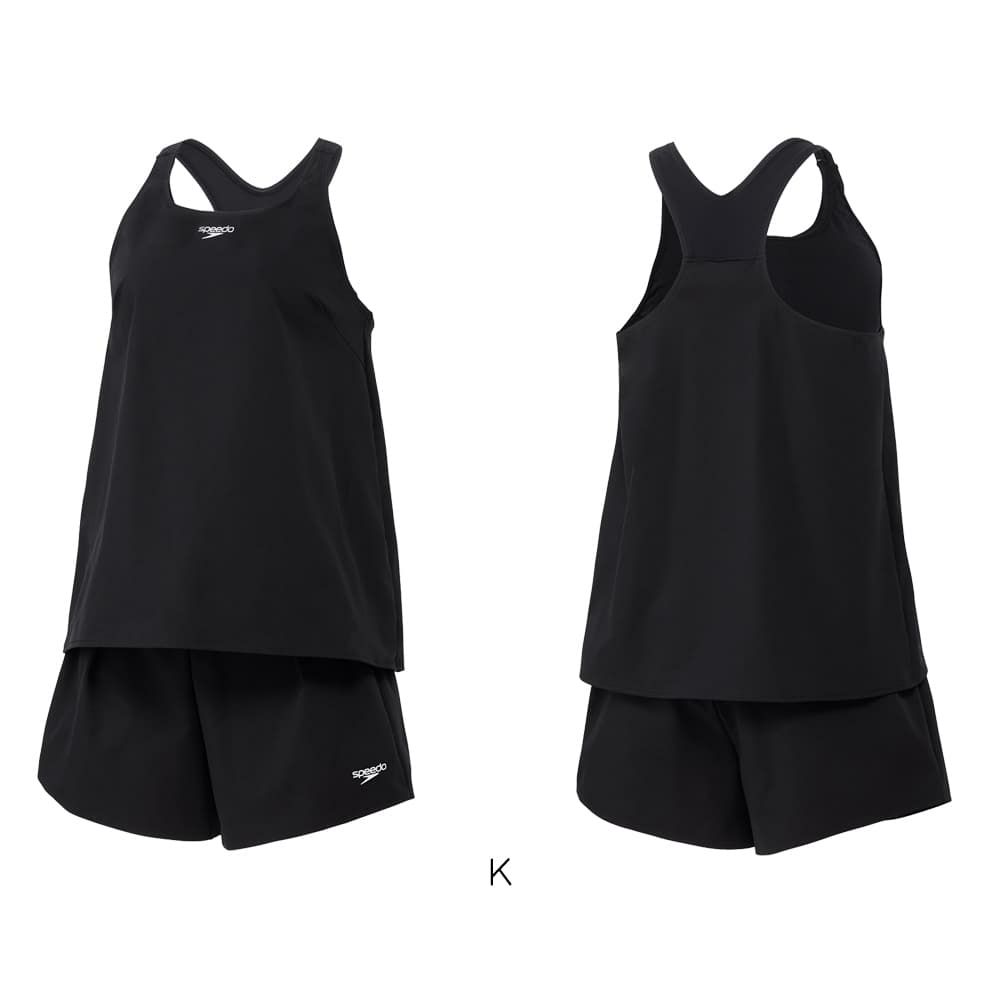 スピードSPEEDOフィットネス水着レディースエアパIISoftandStretchTaffetaパッド付き2025年秋冬モデルSFW22562