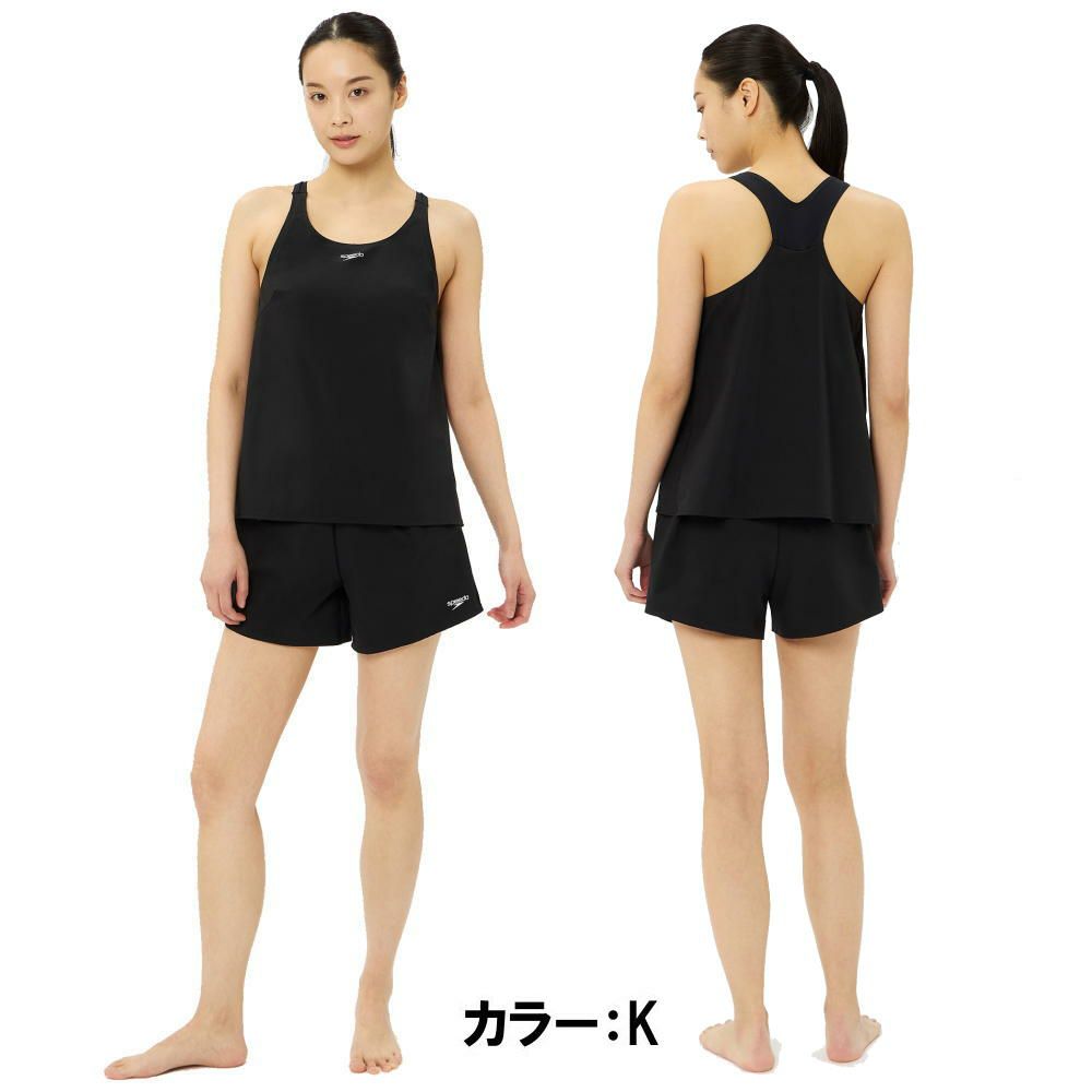 スピードSPEEDOフィットネス水着レディースエアパIISoftandStretchTaffetaパッド付き2025年秋冬モデルSFW22562