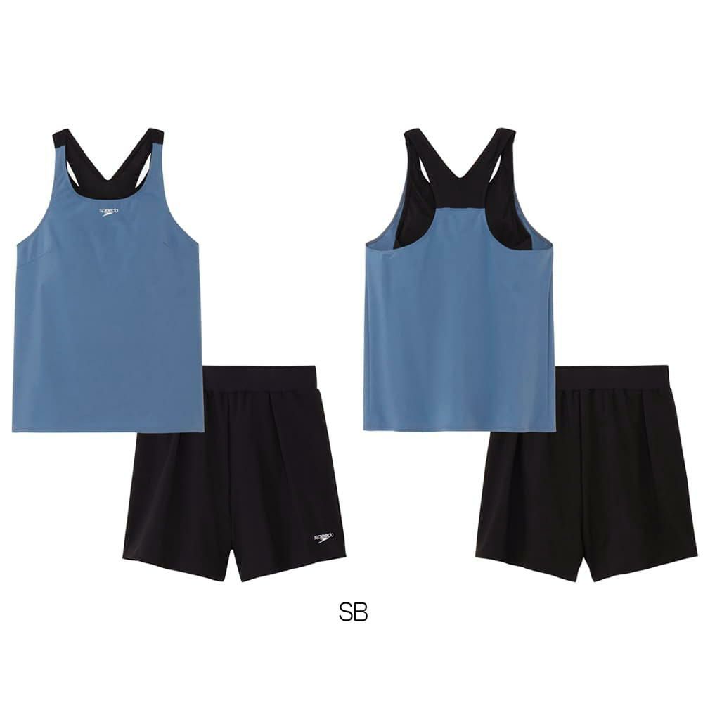 スピードSPEEDOフィットネス水着レディースエアパIISoftandStretchTaffetaパッド付き2025年秋冬モデルSFW22562