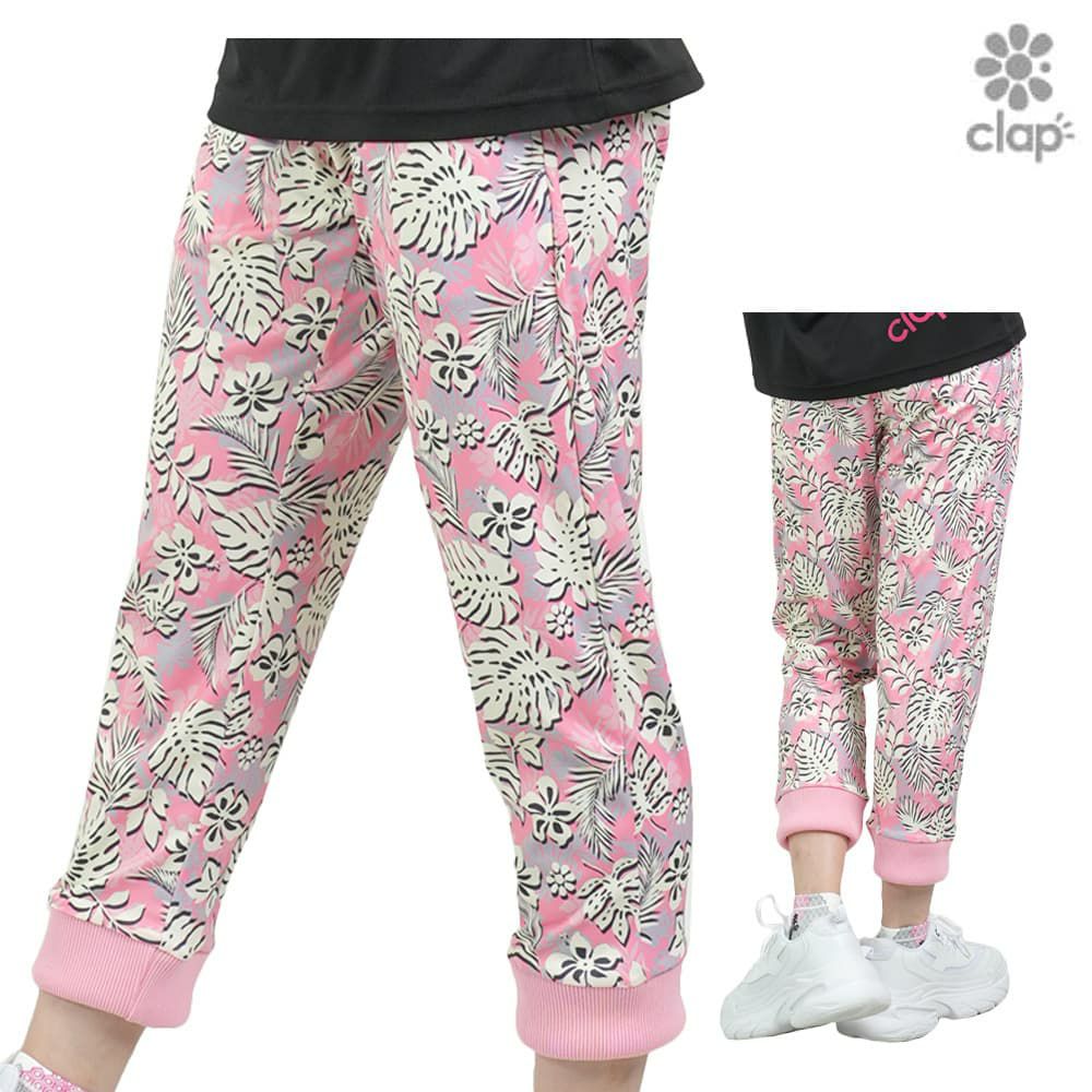 クラップCLAPハイビスカスイーシュットレディーススポーツアパレルトレーニングフィットネス女性CE25018