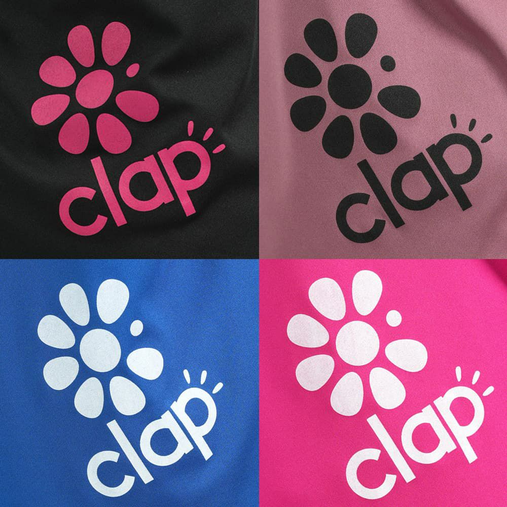 クラップCLAPハートクラップドライティーレディーススポーツアパレルトレーニングフィットネス女性CTS25049