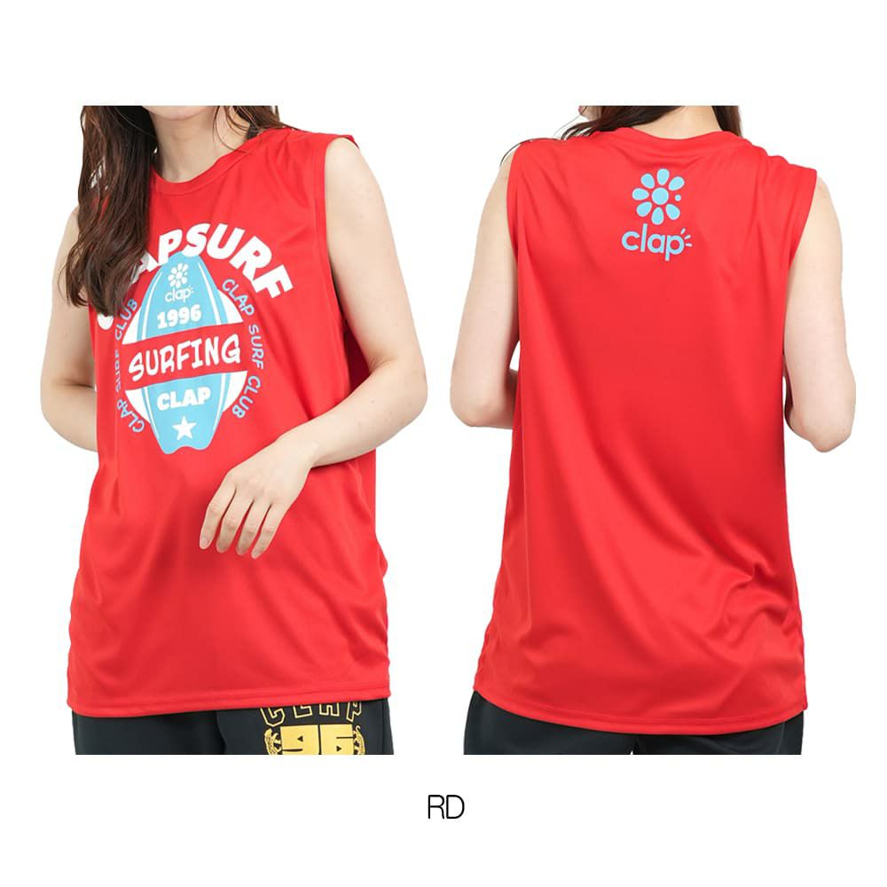 クラップCLAPクラップサーフドライタンクレディーススポーツアパレルトレーニングフィットネス女性CTS25050