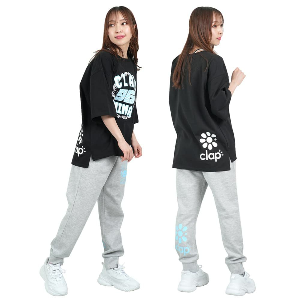 クラップCLAPクラップアニマルビッグティーレディーススポーツアパレルトレーニングフィットネス女性CTS25052