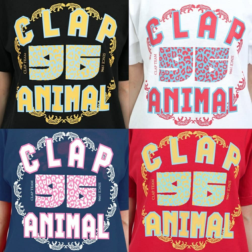 クラップCLAPクラップアニマルティーレディーススポーツアパレルトレーニングフィットネス女性CTS25053