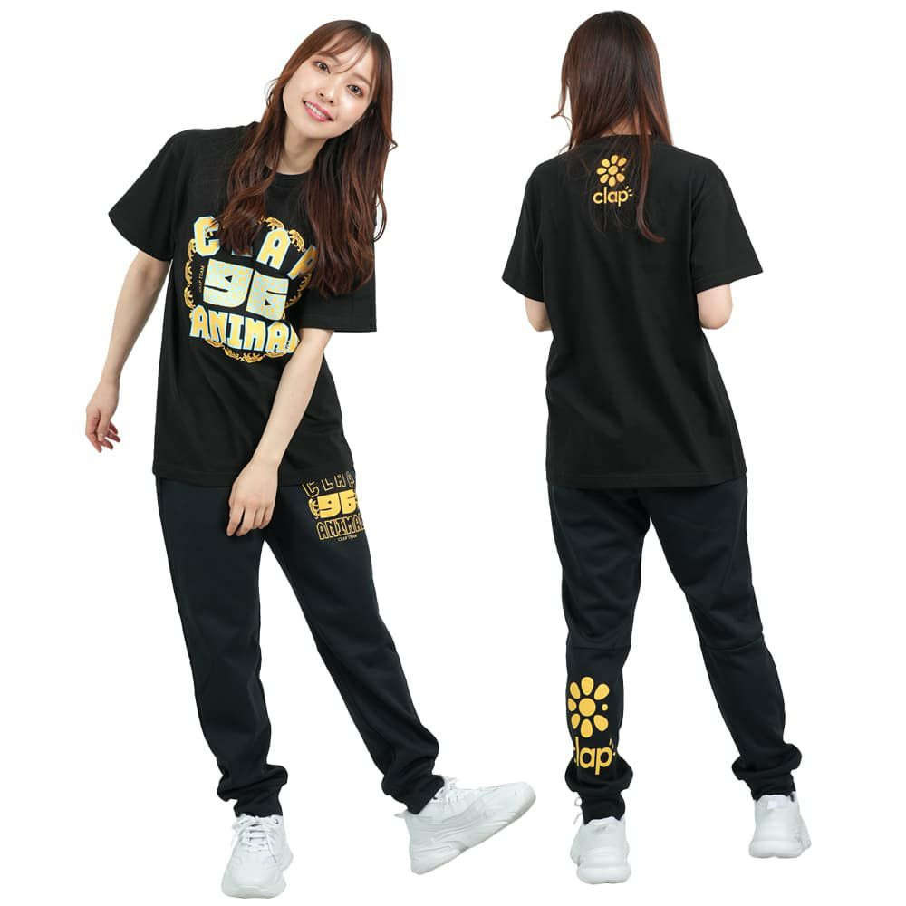 クラップCLAPクラップアニマルティーレディーススポーツアパレルトレーニングフィットネス女性CTS25053