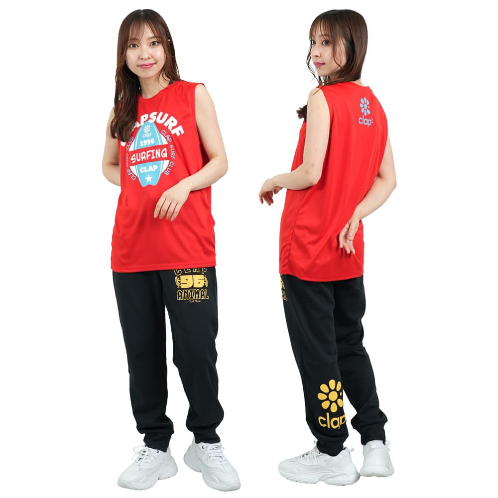 クラップCLAPクラップアニマルドライスウェットパンツレディーススポーツアパレルトレーニングフィットネス女性SP25006