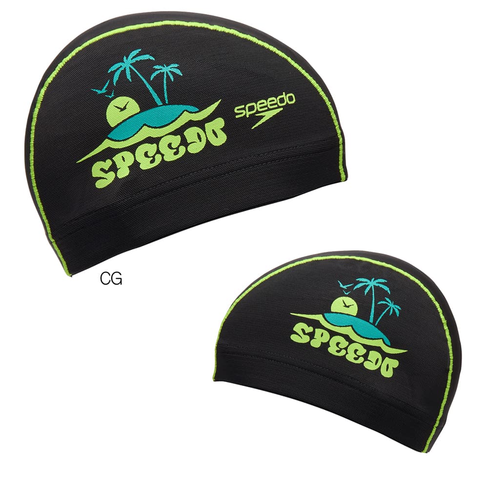 スピードSPEEDO水泳サンセットメッシュキャップスイムキャップ水泳小物2025年秋冬モデルSE12555