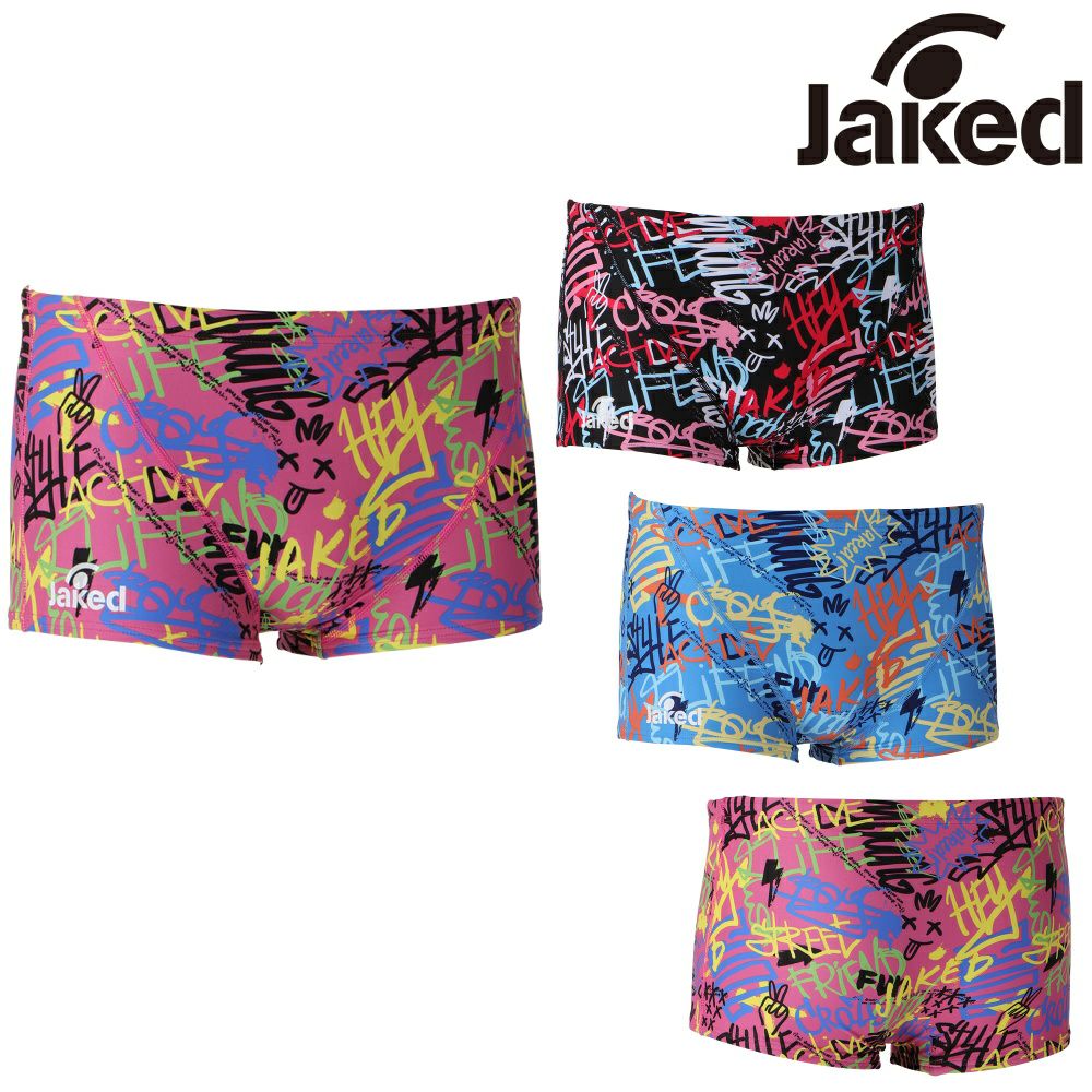 Jakedジャケッド競泳水着練習用水着メンズJ-FORTEXジェイ・フォルテックスショートスパッツ競泳練習水着830351F