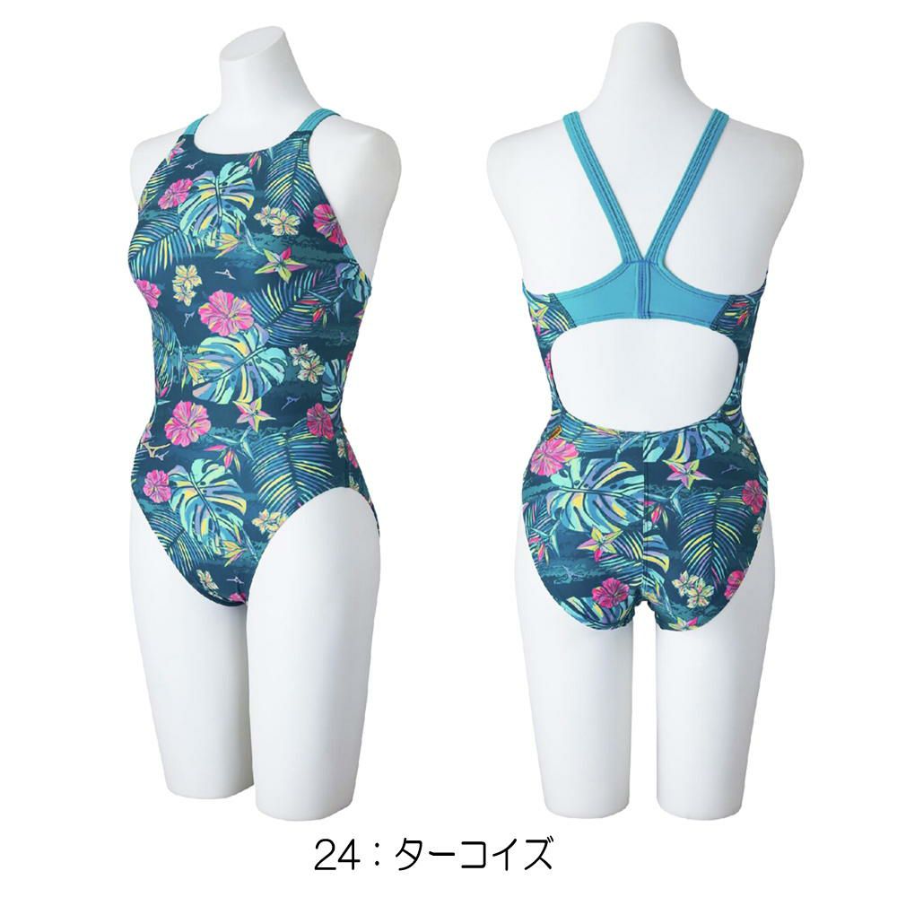 ミズノMIZUNO競泳水着練習用水着レディースエクサースーツミディアムカットEXERSUITSU-Fit競泳練習水着2025年春夏モデルN2MAC782