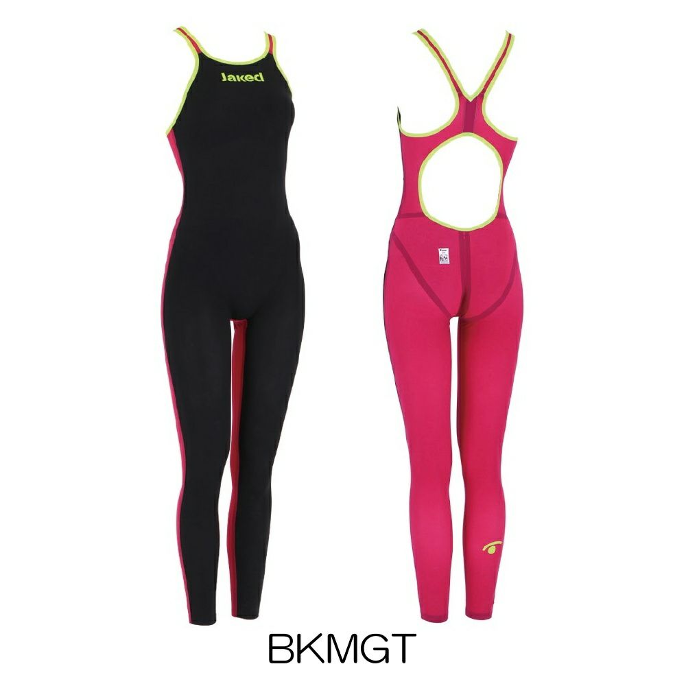 Jakedジャケッド競泳水着レディースJ-KATANAOWSオープンバックジェイカタナオープンウォータースイミング用FINA承認820046F