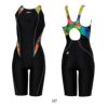スピードSPEEDO競泳水着レディースWA承認モデルフレックスシグマカイミニオープンバックニースキンオールインワンFLEXΣχ2025年秋冬モデルSCW12552Ffinaマークあり