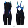スピードSPEEDO競泳水着レディースWA承認モデルフレックスシグマカイミニオープンバックニースキンオールインワンFLEXΣχ2025年秋冬モデルSCW12552Ffinaマークあり