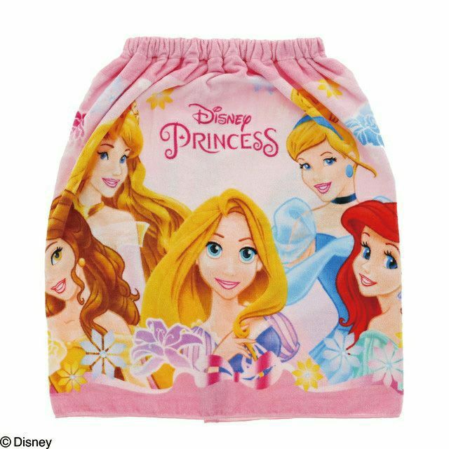 丸眞マルシンマキマキタオル巻きタオル60cm丈ディズニープリンセスフラワーズリボンラップタオル水泳小物スイミングプールタオル448023M