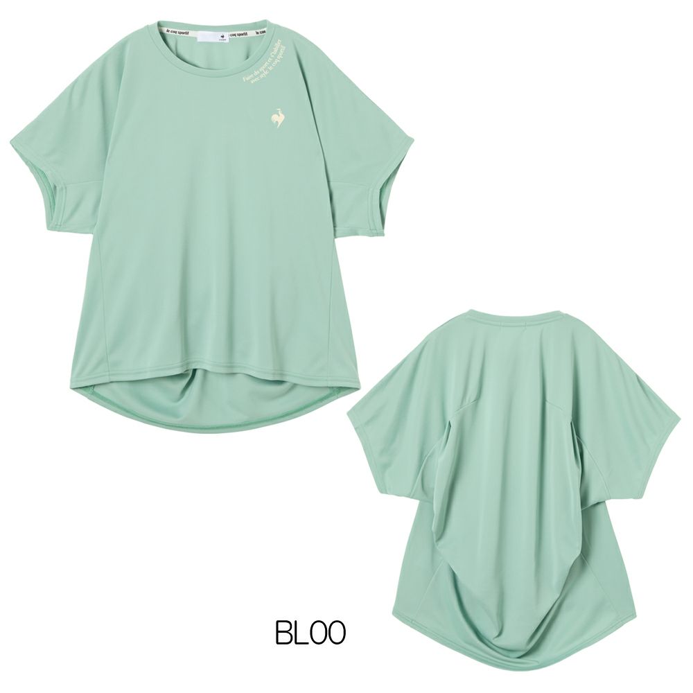ルコックスポルティフlecoqsportif汗染み軽減半袖Tシャツレディーススポーツウェア女性2025年秋冬モデルLZ5FHT02L