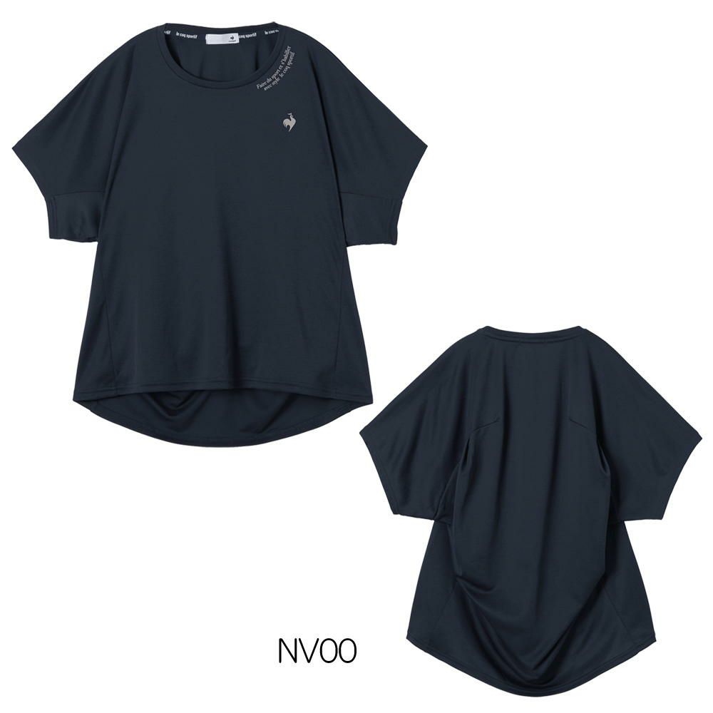 ルコックスポルティフlecoqsportif汗染み軽減半袖Tシャツレディーススポーツウェア女性2025年秋冬モデルLZ5FHT02L