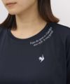ルコックスポルティフlecoqsportif汗染み軽減半袖Tシャツレディーススポーツウェア女性2025年秋冬モデルLZ5FHT02L