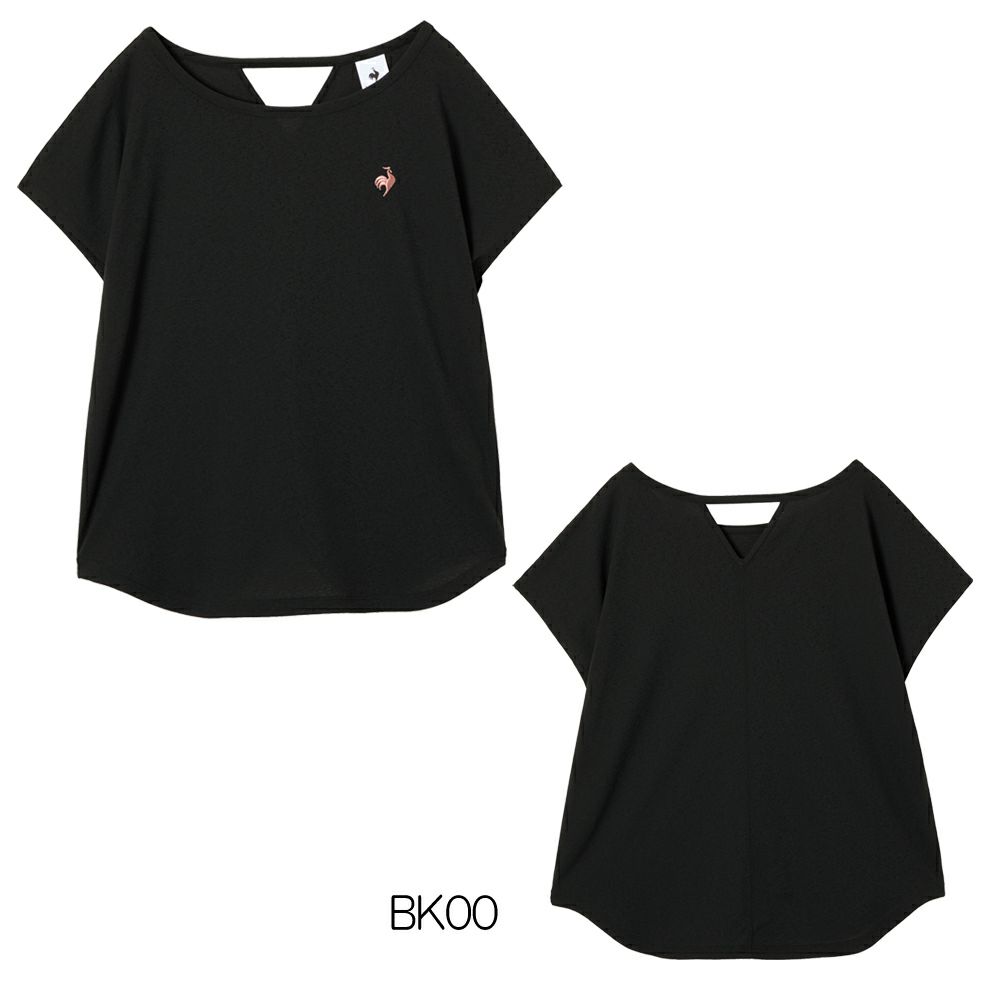 ルコックスポルティフlecoqsportifシアーライト半袖Tシャツレディーススポーツウェア女性2025年秋冬モデルLZ5FHT00L