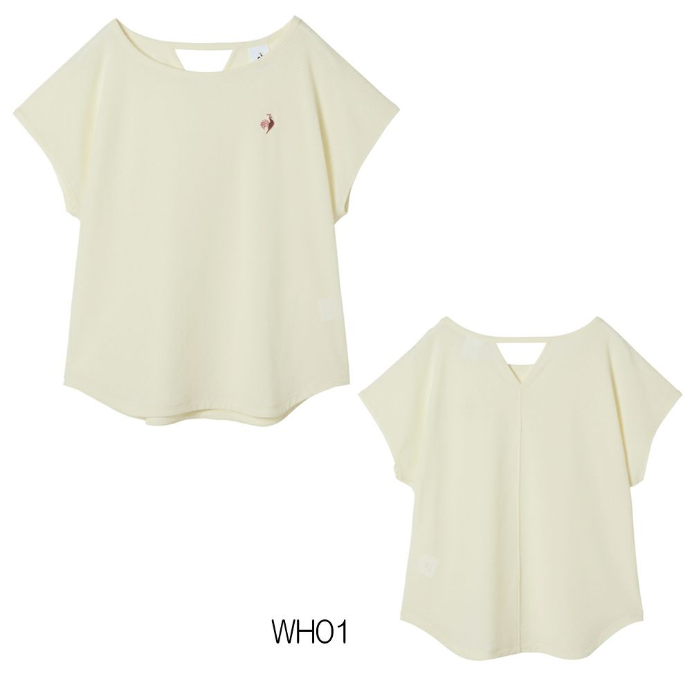 ルコックスポルティフlecoqsportifシアーライト半袖Tシャツレディーススポーツウェア女性2025年秋冬モデルLZ5FHT00L