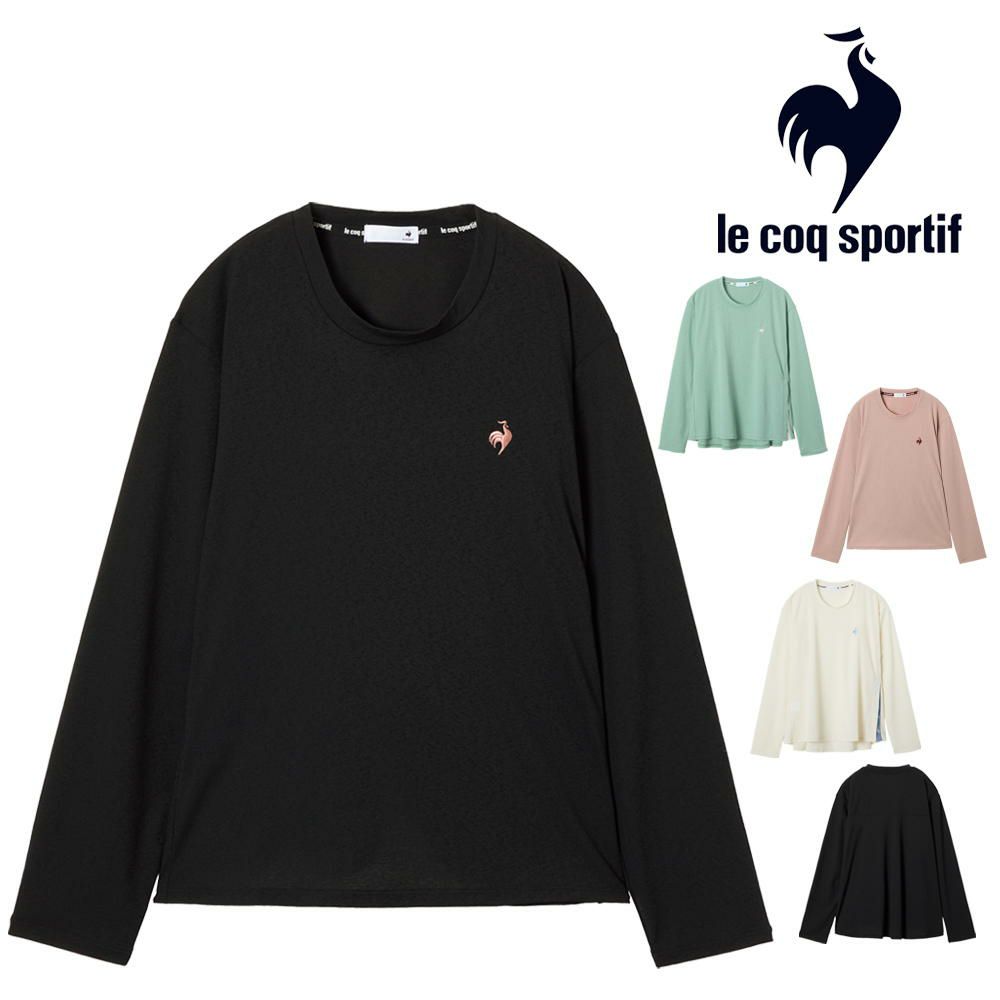 ルコックスポルティフlecoqsportifシアーライト長袖Tシャツレディーススポーツウェア女性2025年秋冬モデルLZ5FLT00L
